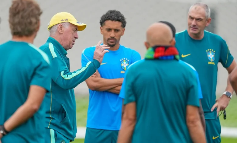 Ancelotti desembarca na Austrália para início da preparação da seleção brasileira