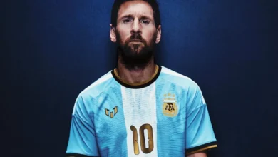 Argentina revela uniforme exclusivo para a despedida de Lionel Messi