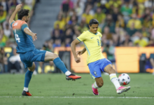 Brasil arranca empate no último minuto contra a Austrália em amistoso