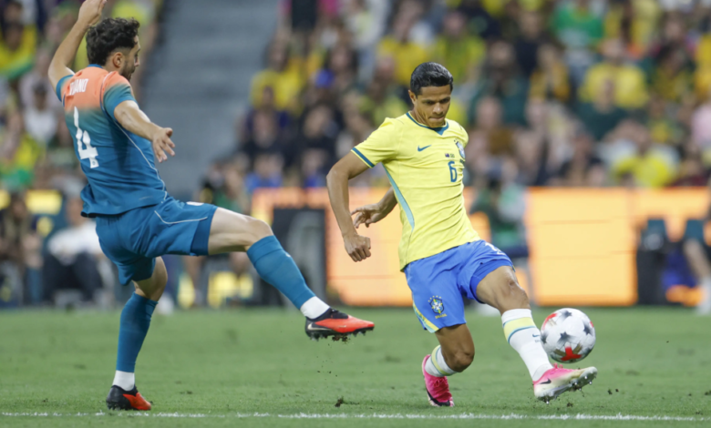 Brasil arranca empate no último minuto contra a Austrália em amistoso