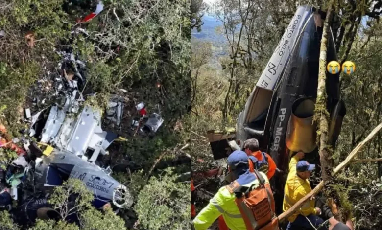 Brasil atinge marca alarmante de mortes em acidentes com helicópteros em 2026