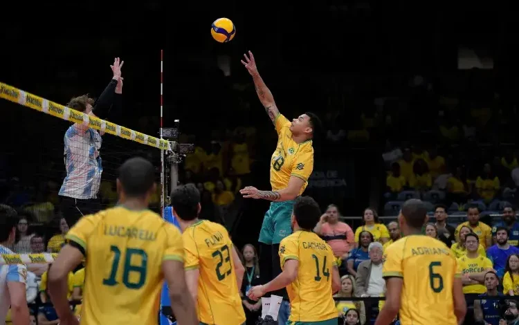 Brasil conquista título sul-americano de vôlei e assegura vaga em Los Angeles 2028