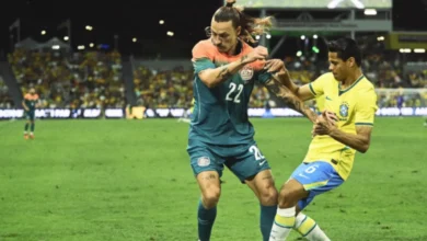 Brasil enfrenta dificuldades e tem gol anulado contra a Austrália