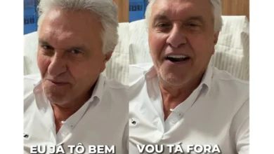 Caiado atualiza estado de saúde após diagnóstico de pneumonia e projeta alta hospitalar