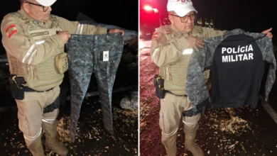 Carga de uniformes da PMGO é saqueada após acidente fatal em rodovia catarinense