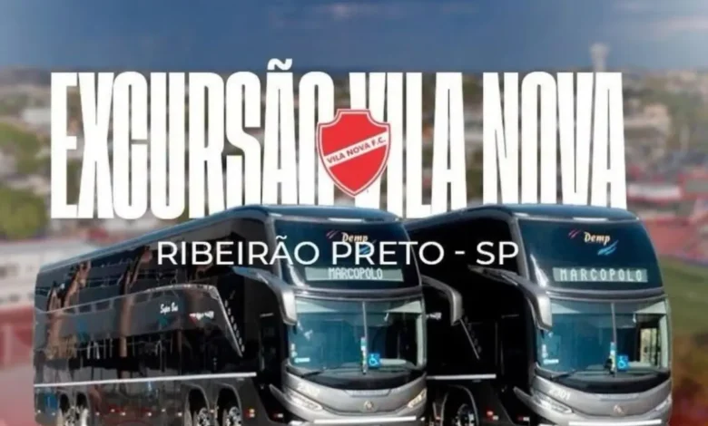 Excursão leva torcedores do Vila Nova para duelo decisivo fora de casa