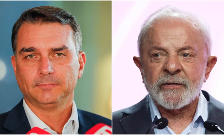 Flávio Bolsonaro lidera contra Lula em Goiás com 57% das intenções de voto