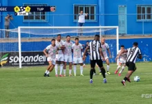 Goiânia busca empate heroico contra o Tupy nos minutos finais da Divisão de Acesso