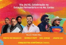 Goiânia celebra 93 anos com programação cultural intensa e shows gratuitos