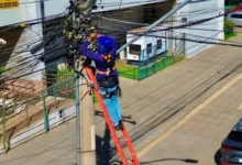 Goiânia remove 203 toneladas de fios soltos e aposta em tecnologia para fiscalização