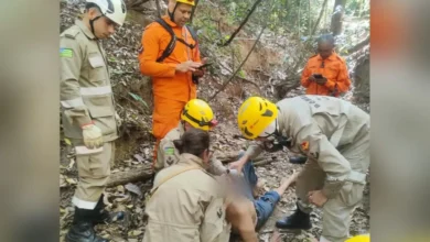Idoso é resgatado com vida após 61 horas perdido em mata de Aragoiânia