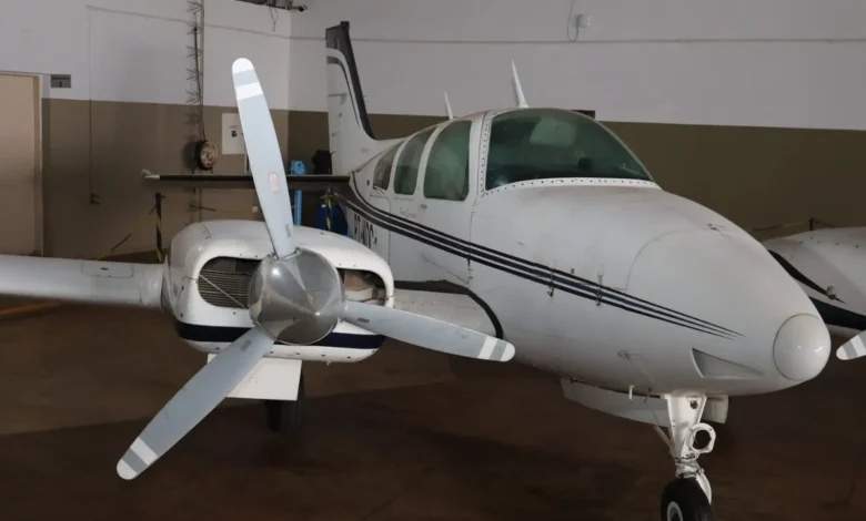 Leilão de avião do Governo de Goiás oferece aeronave com lance inicial de R$ 200 mil