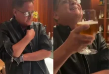 Leonardo celebra fim de período de abstinência alcoólica após recomendação médica