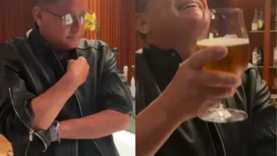 Leonardo celebra fim de período de abstinência alcoólica após recomendação médica