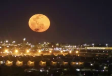 Lua da Colheita brilha sobre o céu de Goiânia e encanta observadores