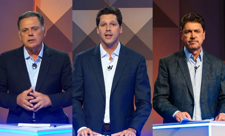 Marconi e Wilder ignoram Daniel Vilela em debate e trocam elogios sobre o Senado