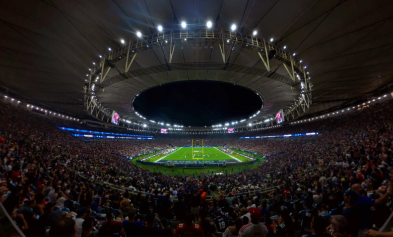 NFL no Maracanã atrai multidão e estabelece recorde histórico de público