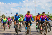 Passeio ciclístico em Senador Canedo promove conscientização no trânsito
