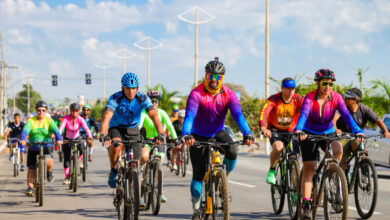 Passeio ciclístico em Senador Canedo promove conscientização no trânsito