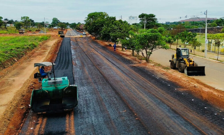 Pavimentação na região do Hugol avança para melhorar fluxo viário em Goiânia