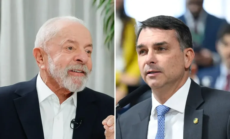 Pesquisa aponta empate técnico entre Lula e Flávio Bolsonaro na corrida presidencial