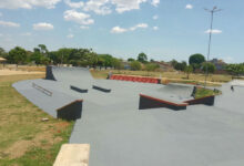 Pista de skate da Praça Nossa Senhora de Lourdes recebe revitalização em Goiânia