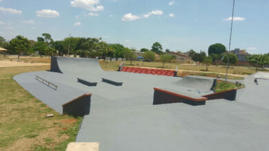 Pista de skate da Praça Nossa Senhora de Lourdes recebe revitalização em Goiânia