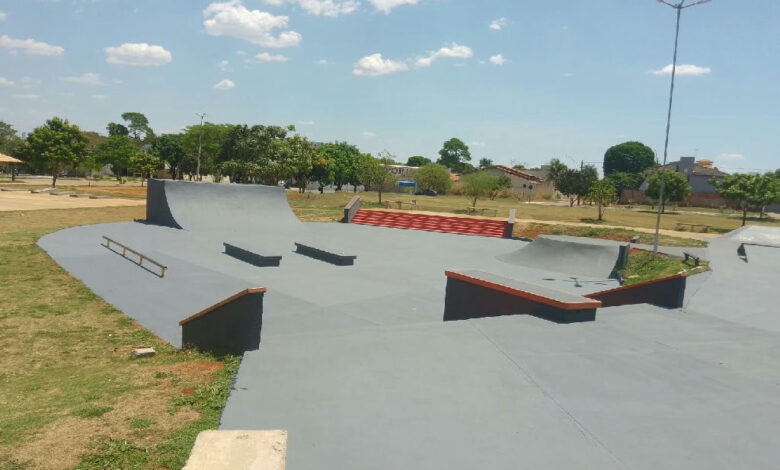 Pista de skate da Praça Nossa Senhora de Lourdes recebe revitalização em Goiânia