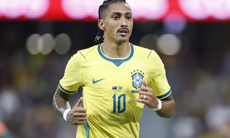 Raphinha é cortado da seleção brasileira após lesão confirmada