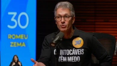 Romeu Zema defende meritocracia e rejeita cotas para mulheres em debate presidencial