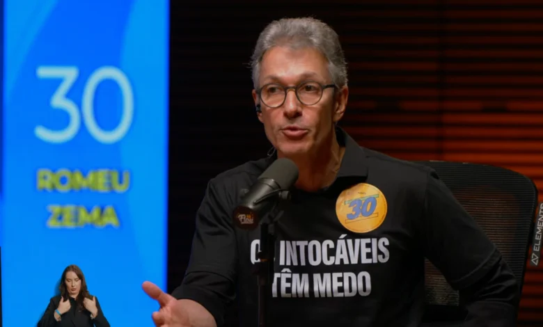 Romeu Zema defende meritocracia e rejeita cotas para mulheres em debate presidencial