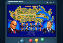 Supremo Tribunal Fighter transforma ministros do STF em personagens de videogame