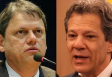 Tarcísio lidera intenções de voto em São Paulo com 50% contra 33% de Haddad