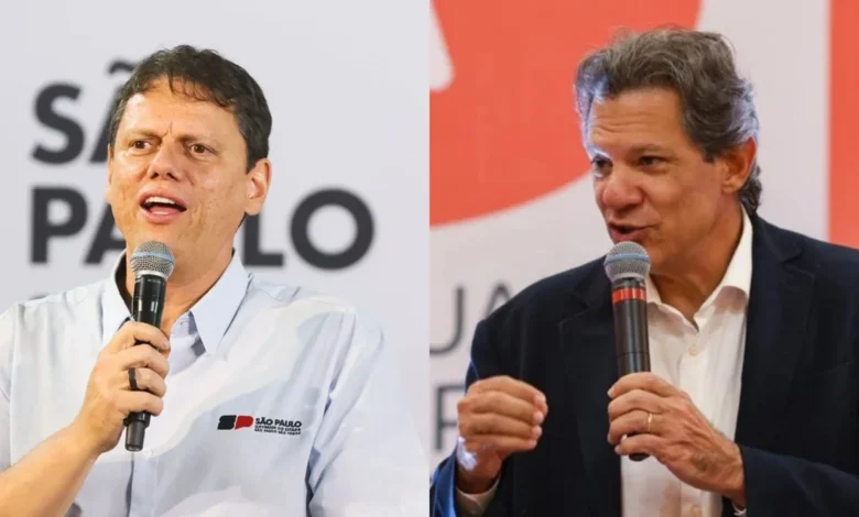 Tarcísio mantém liderança sobre Haddad em pesquisa para o governo de São Paulo
