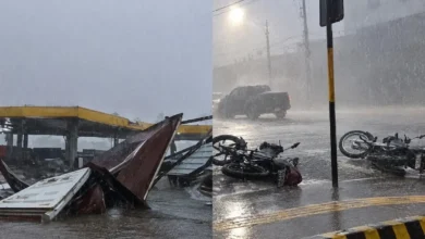 Temporal com ventos de 86 km/h causa destruição em Jataí e mantém cidades em alerta