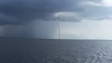 Tromba d'água impressiona moradores em Coari e viraliza nas redes sociais