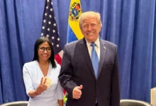Trump e Delcy Rodríguez realizam encontro diplomático em Nova York