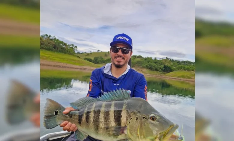 Tucunaré-azul é recapturado em Itumbiara nove meses após soltura em torneio