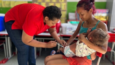 Vacinação escolar em Goiânia reforça proteção de crianças no Cmei Dom Antônio