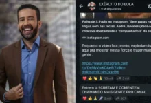 André Janones mobiliza base digital com a criação do canal Exército de Lula