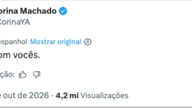 Após 10 meses no exterior María Corina Machado retorna à Venezuela e promete nova fase
