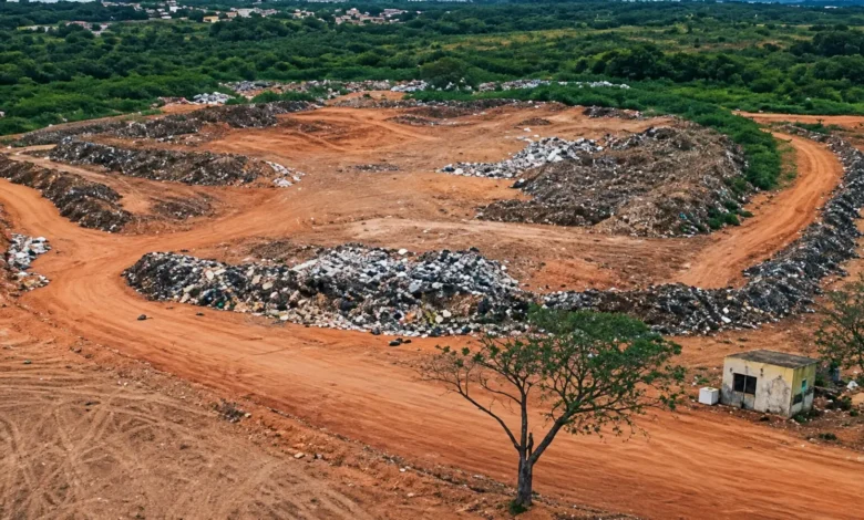 Aterro sanitário em Niquelândia recebe descarte com ossos humanos e partes de caixão