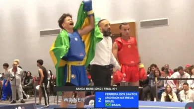 Atleta goiano brilha na Argentina e conquista título internacional de sanda