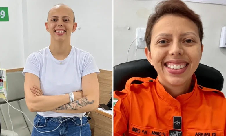 Bombeira conclui curso militar em Goiânia e vence câncer de mama após enfrentar quimioterapia