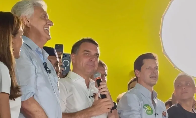 Caiado e Flávio Bolsonaro selam aliança estratégica para o segundo turno em Goiás