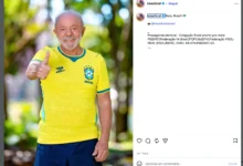 Campanha convoca apoiadores de lula a usarem verde e amarelo nas redes