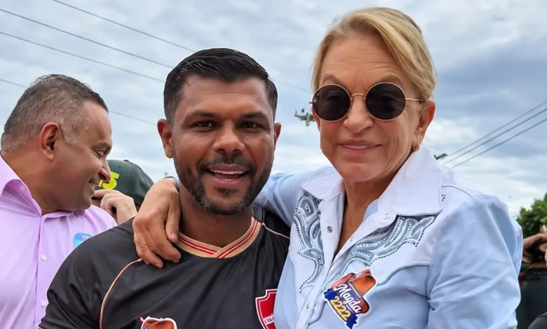 Carreata de Romário Policarpo e Magda Mofatto mobiliza eleitores em Goiânia