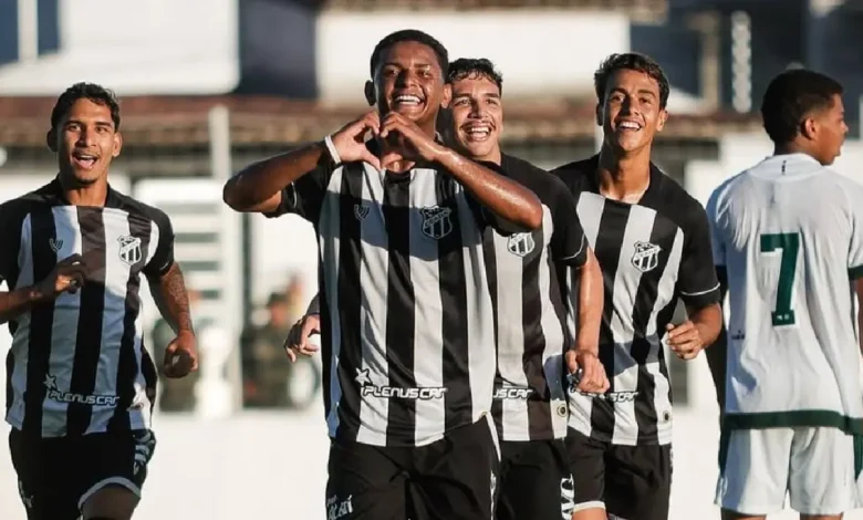 Ceará supera o Goiás no primeiro duelo das oitavas de final da Copa do Brasil Sub-20