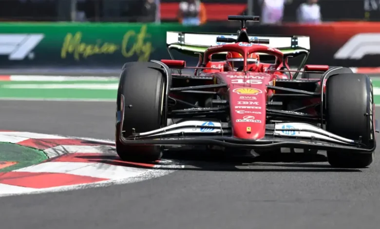Charles Leclerc lidera treinos livres do GP do México com forte desempenho