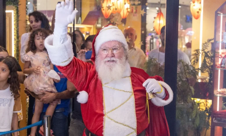 Chegada do Papai Noel em shoppings movimenta o fim de ano com atrações inéditas